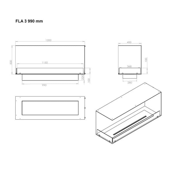 Foco Corner 1200 - Angolo sinistro