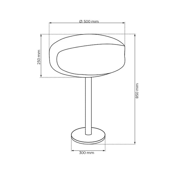 UFO-50 Bio- Standkamin Oxid