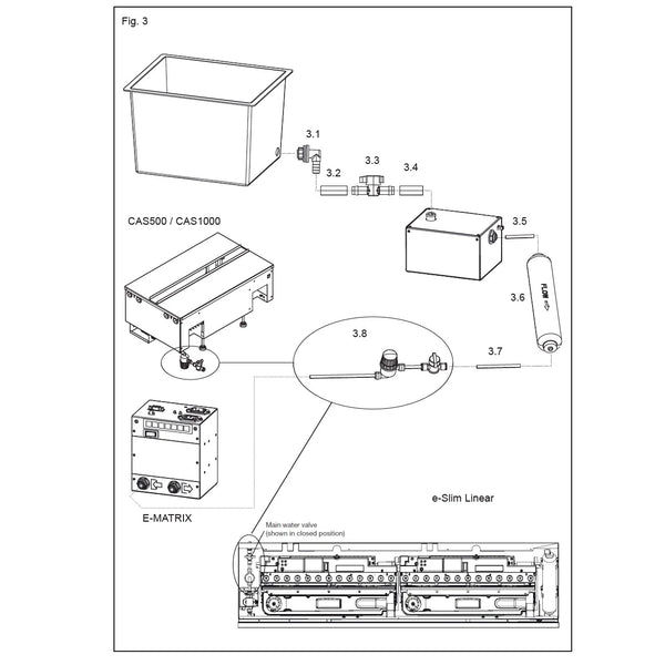 Wassertank Pumpe Set