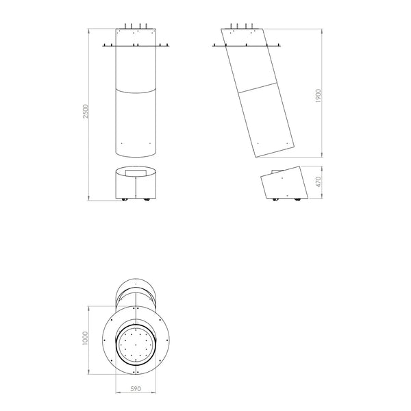 Contour 13 - Cortenstahl