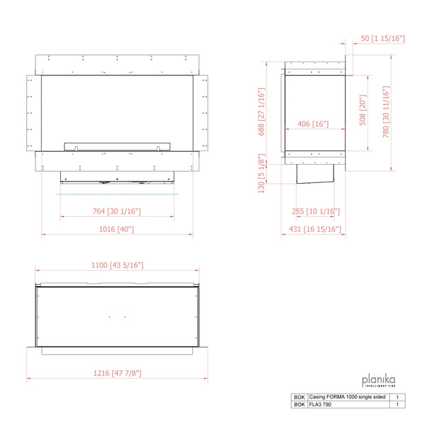 Planika Forma 1000 Single-Sided