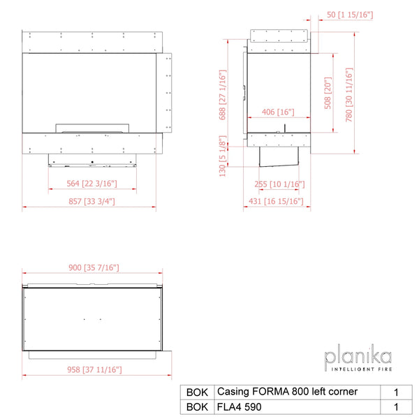 Planika Forma 800 Angle gauche