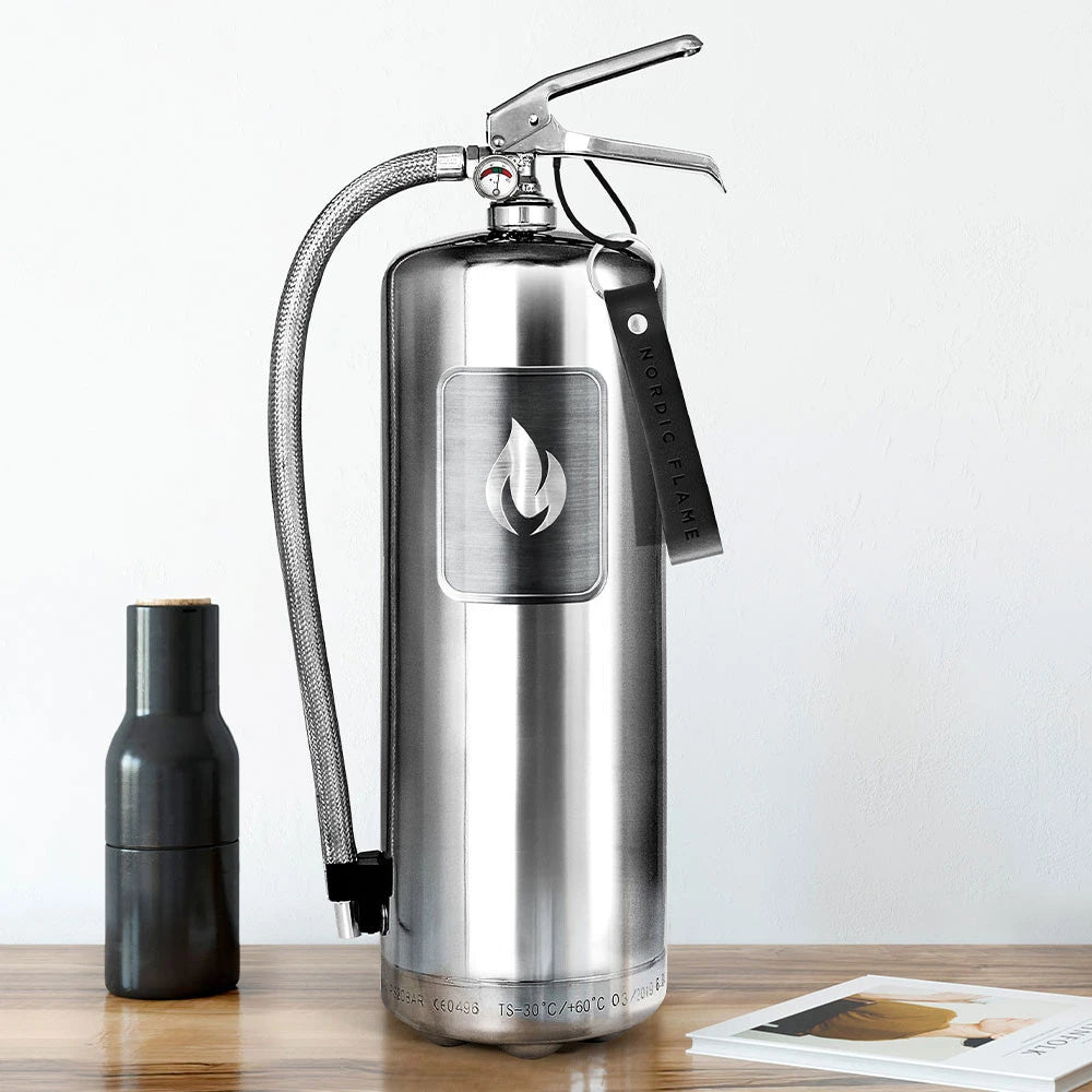 Extincteur Acier 6 kg - Acier poli