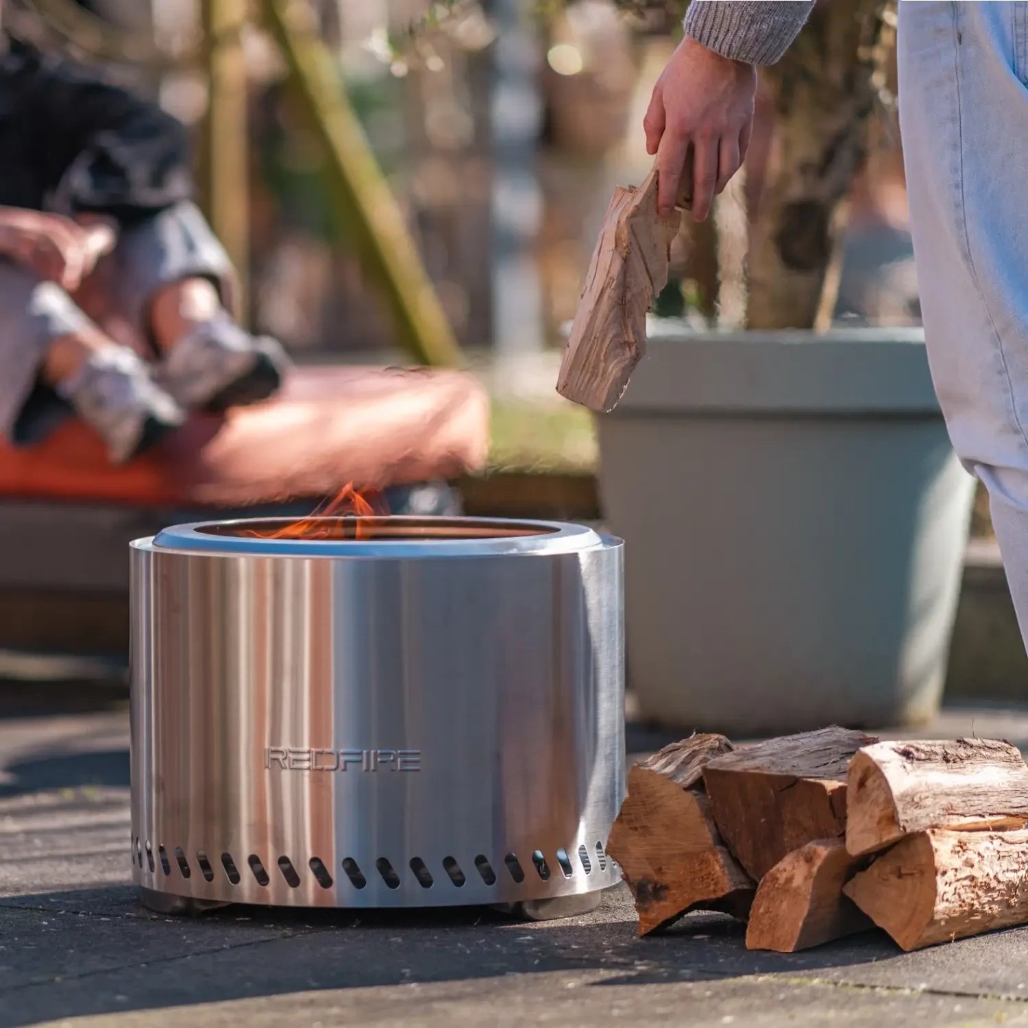 Volcano Pellet Braciere Extra Large – Acciaio Inox