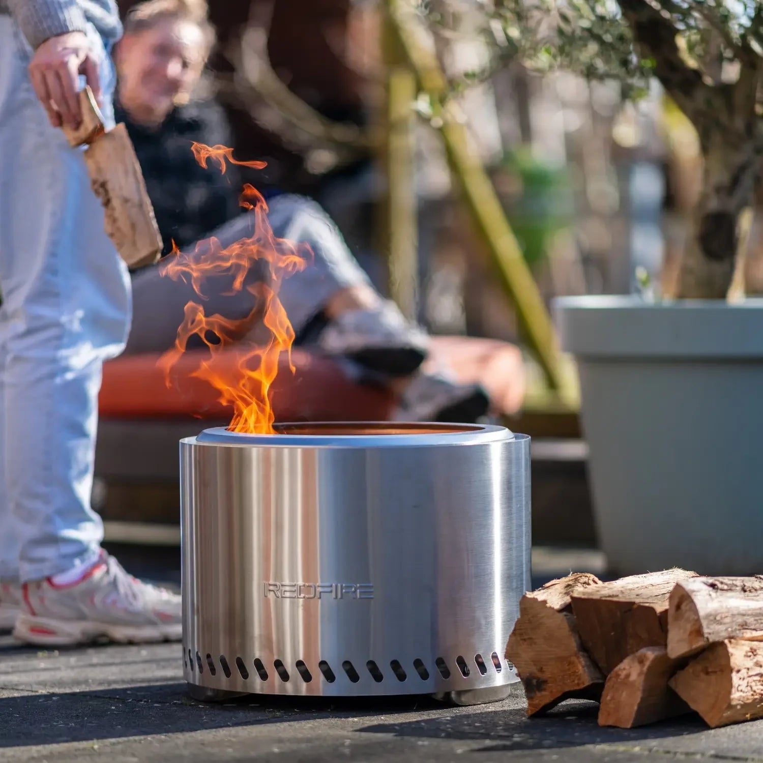 Volcano Pellet Braciere Extra Large – Acciaio Inox