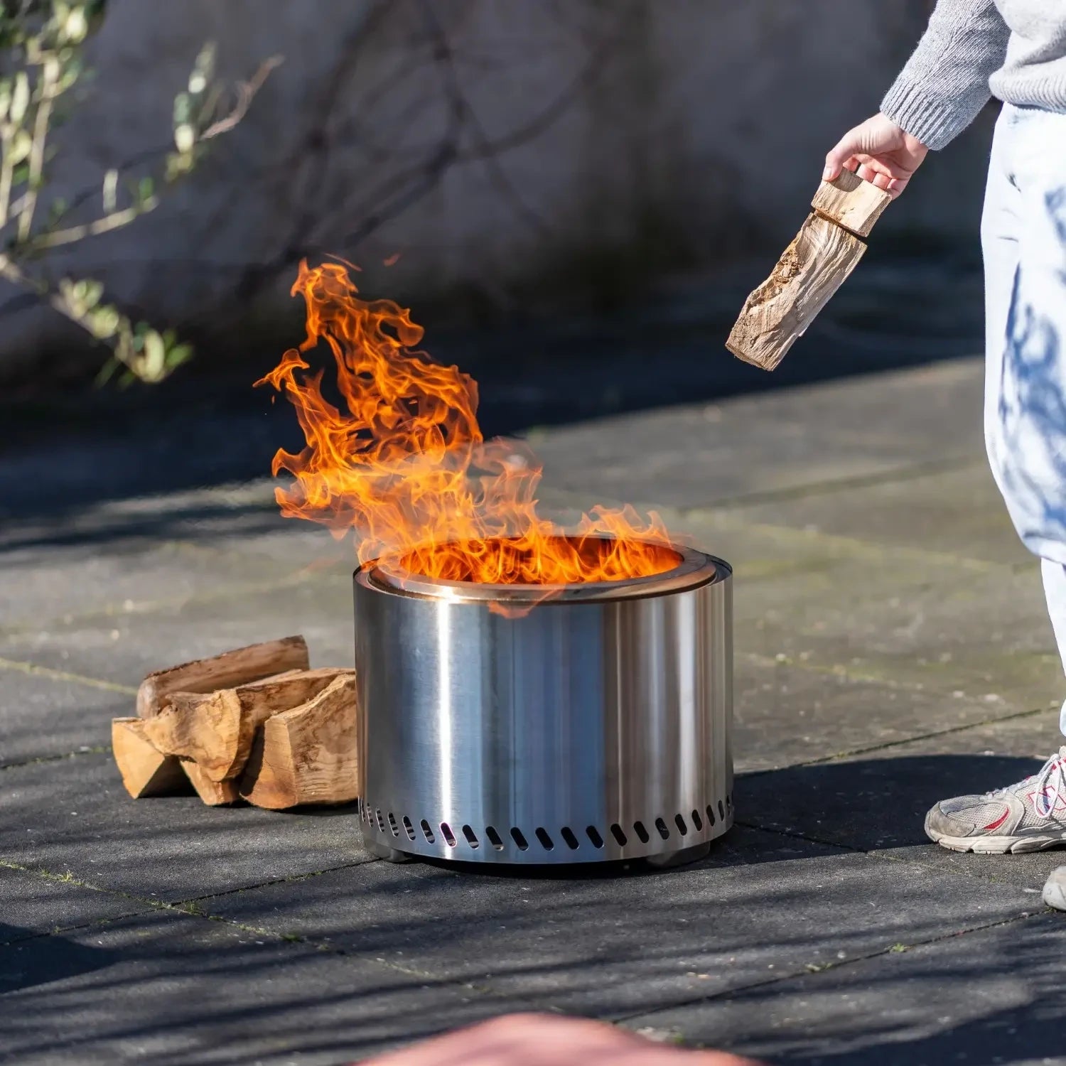 Volcano Pellet Braciere Extra Large – Acciaio Inox