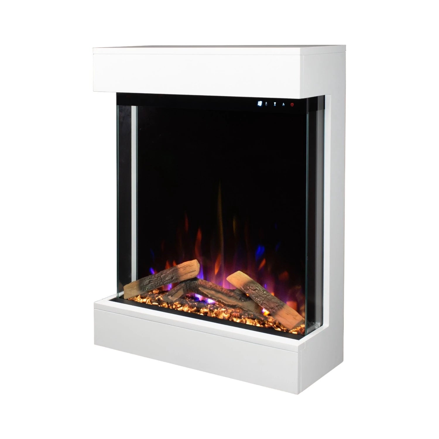 Cheminée électrique Dammer – Blanc