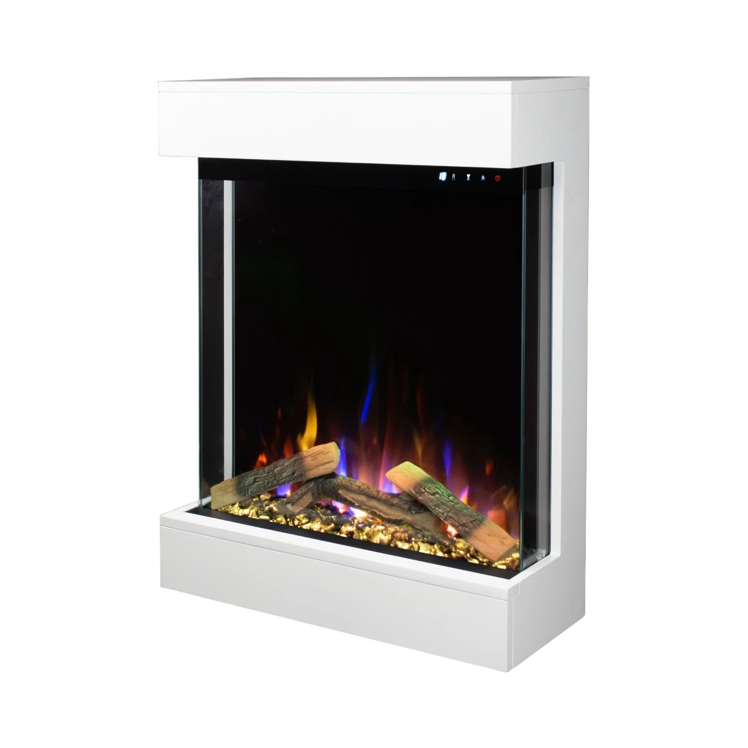 Cheminée électrique Dammer – Blanc