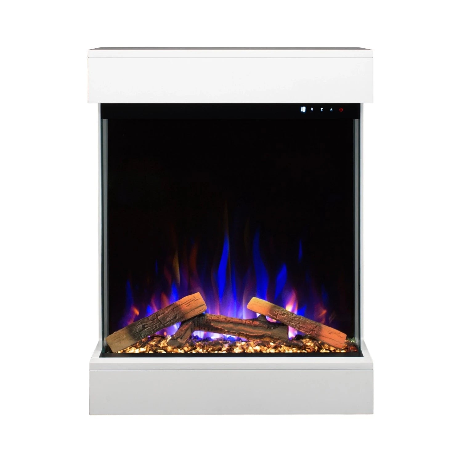 Cheminée électrique Dammer – Blanc