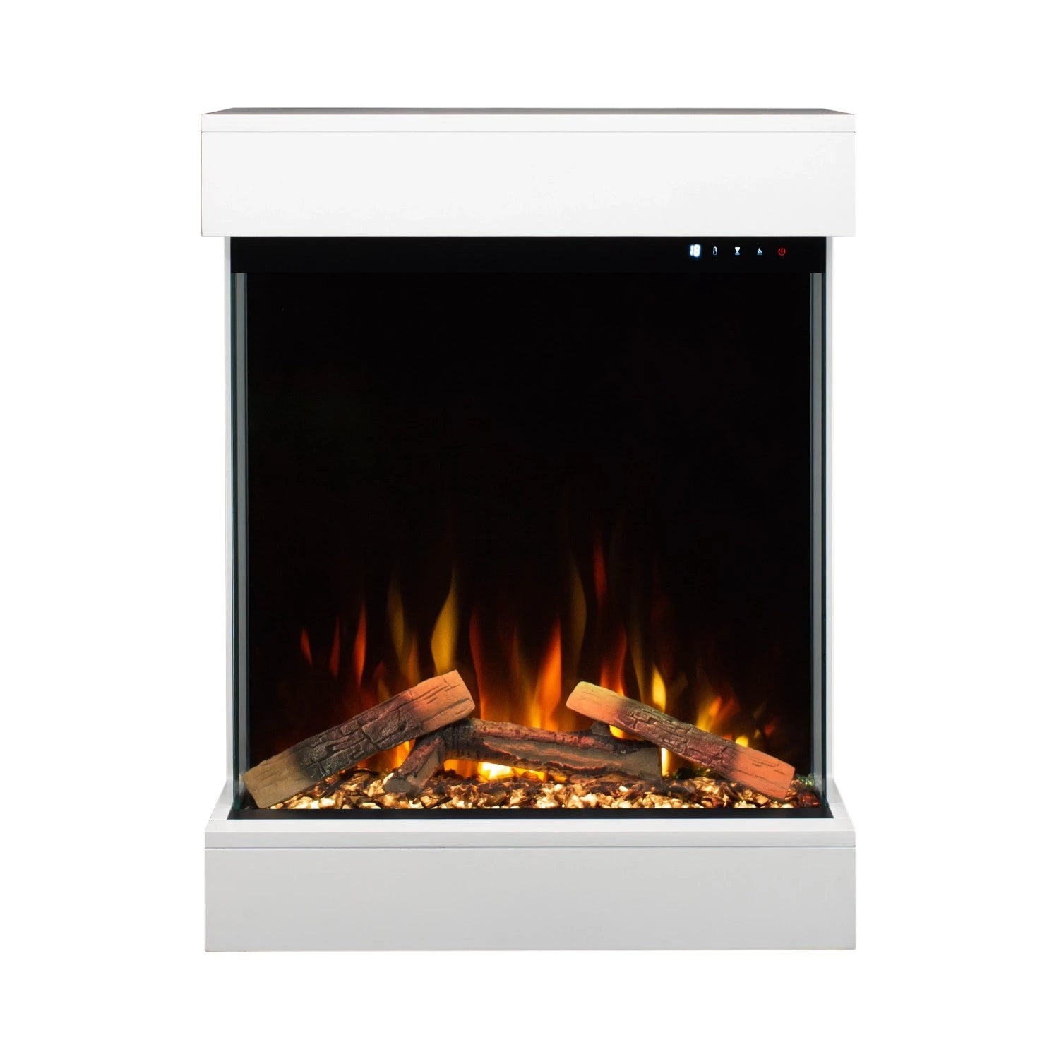 Cheminée électrique Dammer – Blanc