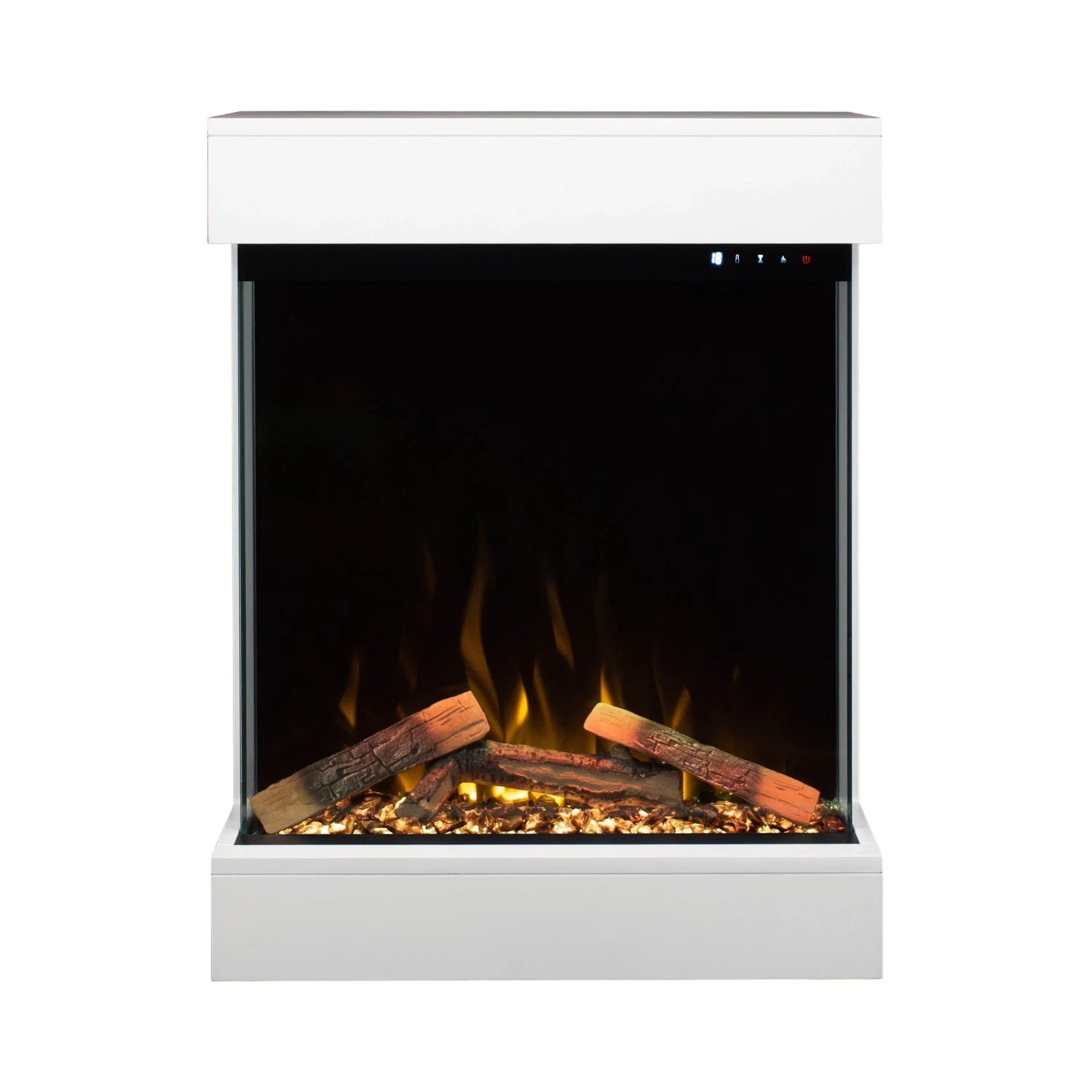 Cheminée électrique Dammer – Blanc