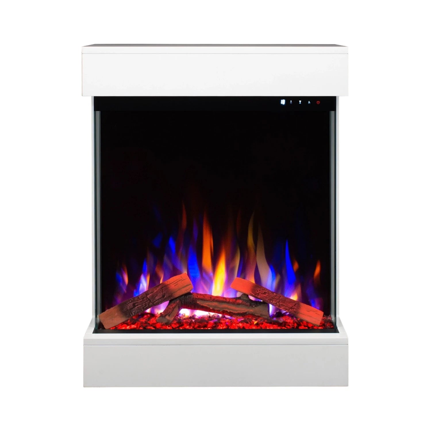 Cheminée électrique Dammer – Blanc