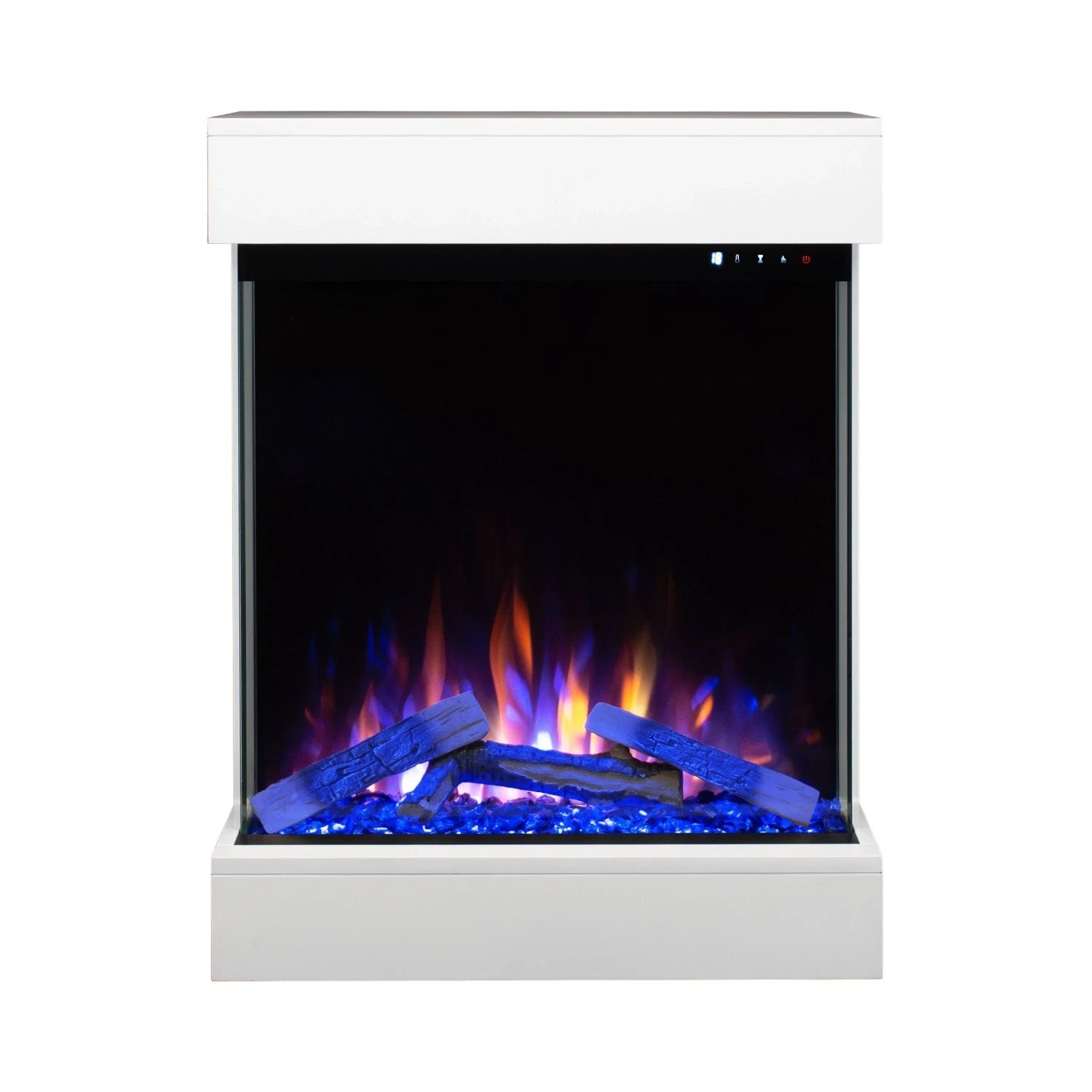 Cheminée électrique Dammer – Blanc