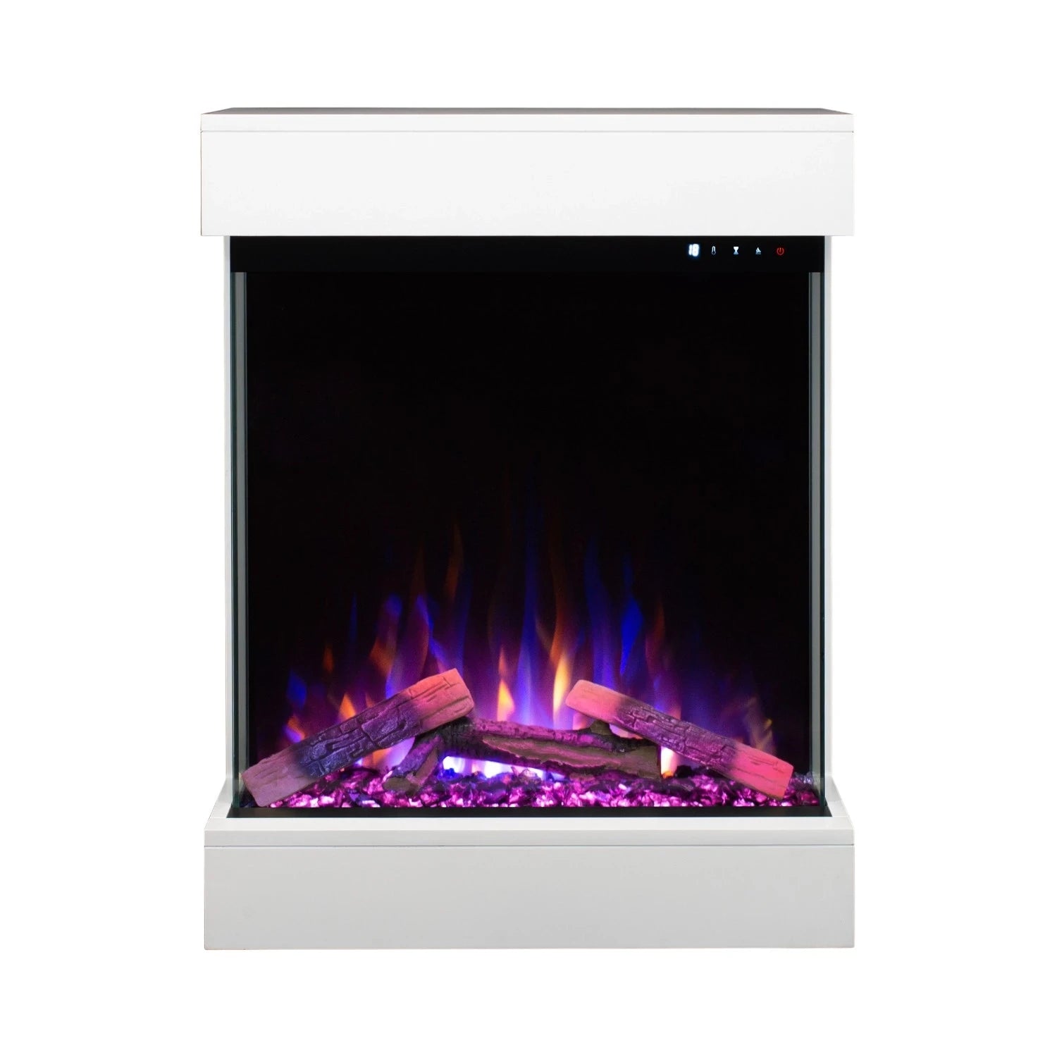 Cheminée électrique Dammer – Blanc