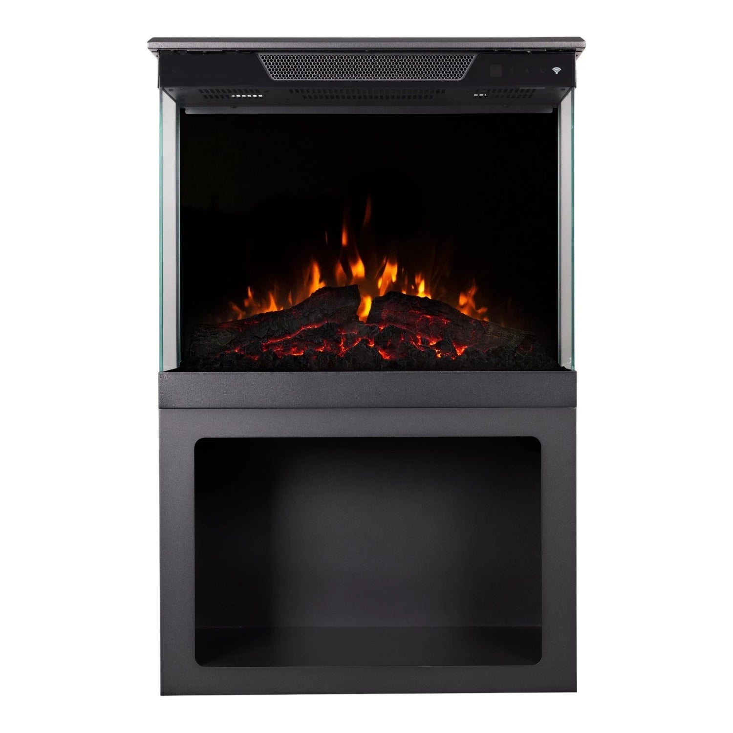 Cheminée électrique Aflamo Tower + Support 56 cm