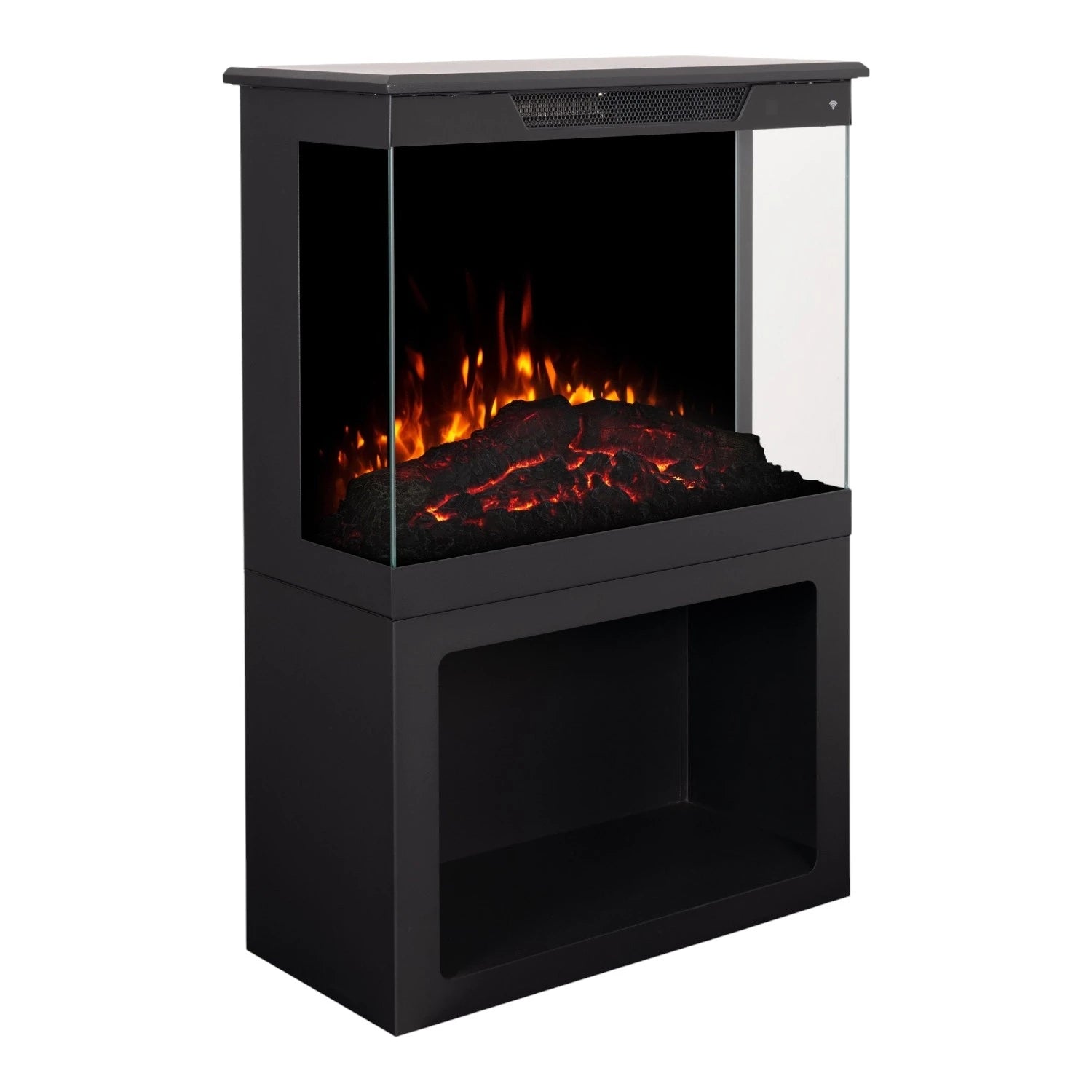 Cheminée électrique Aflamo Tower + Support 56 cm