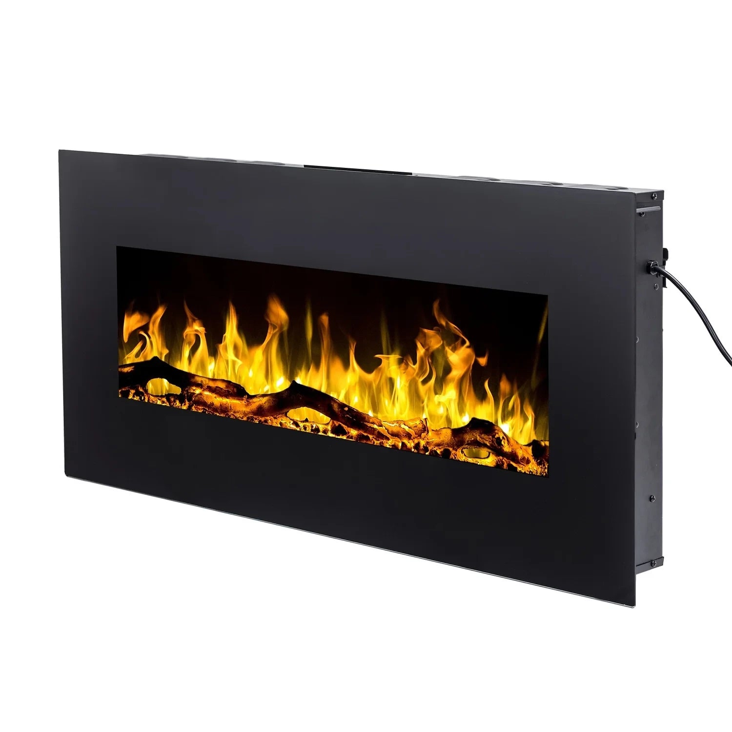 Dans la douceur d’une soirée, la cheminée électrique murale Albion 110 cm illumine votre intérieur sans chaleur, créant une ambiance raffinée et apaisante.