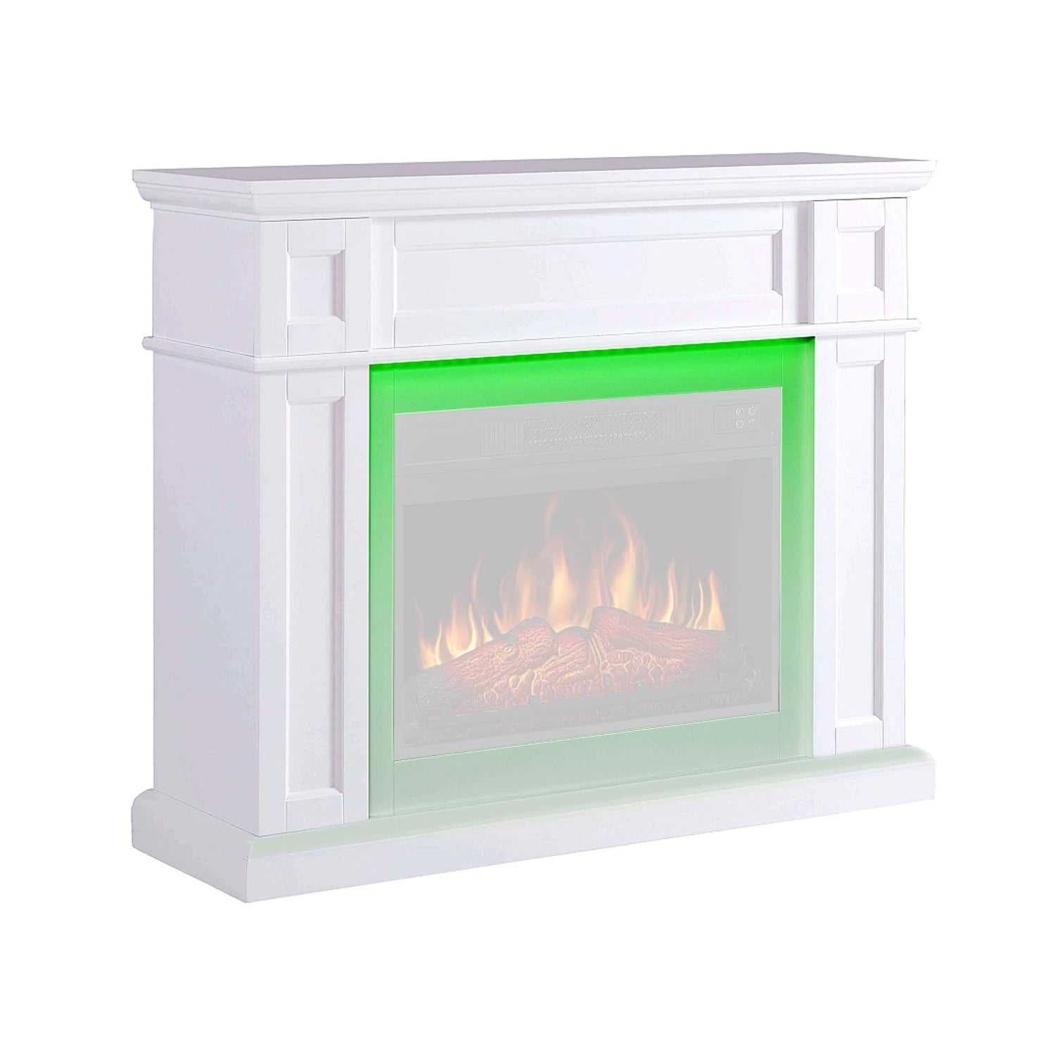 Acquista la cornice per camino Linz bianca – con illuminazione LED d’atmosfera | ArtiFlame