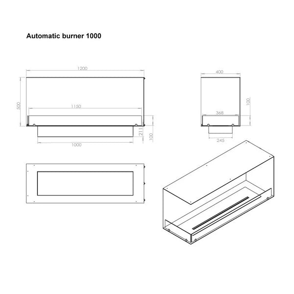 Foco Corner 1200 - Angolo sinistro