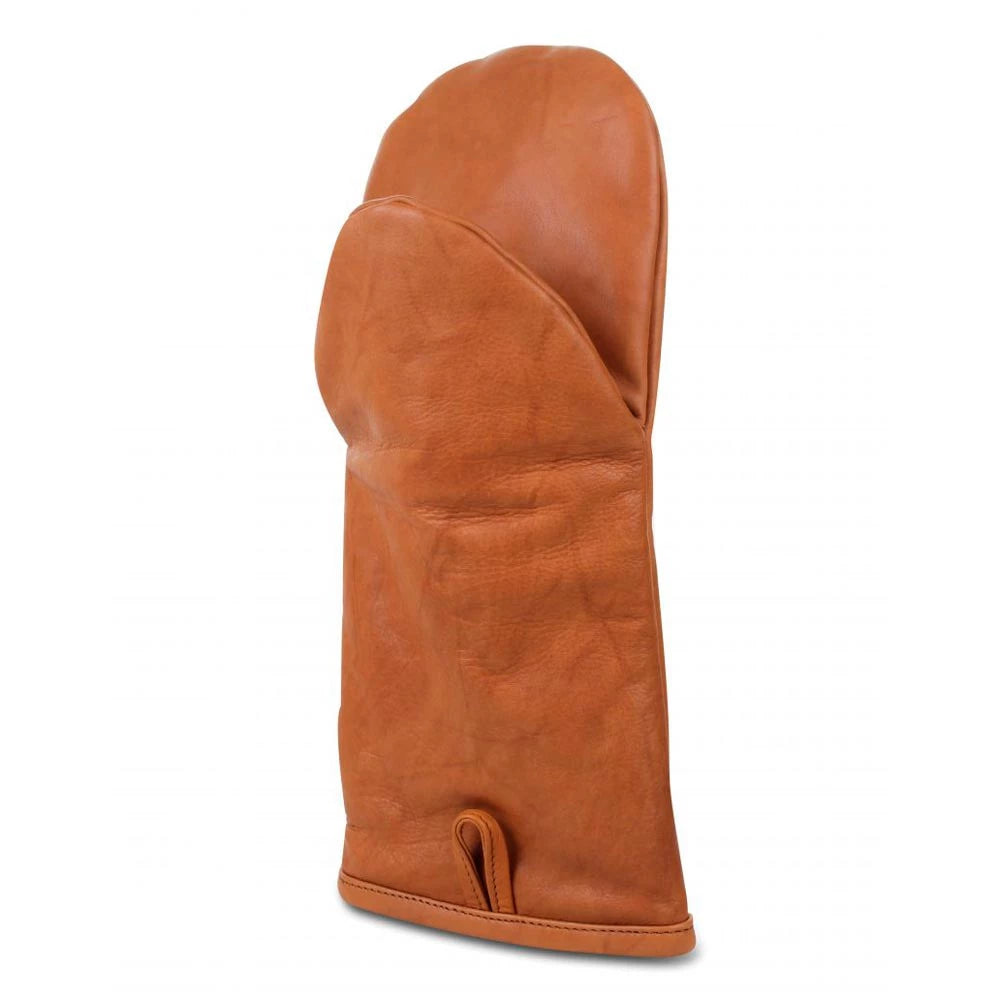 Gant anti-chaleur en cuir - marron - 1 pièce