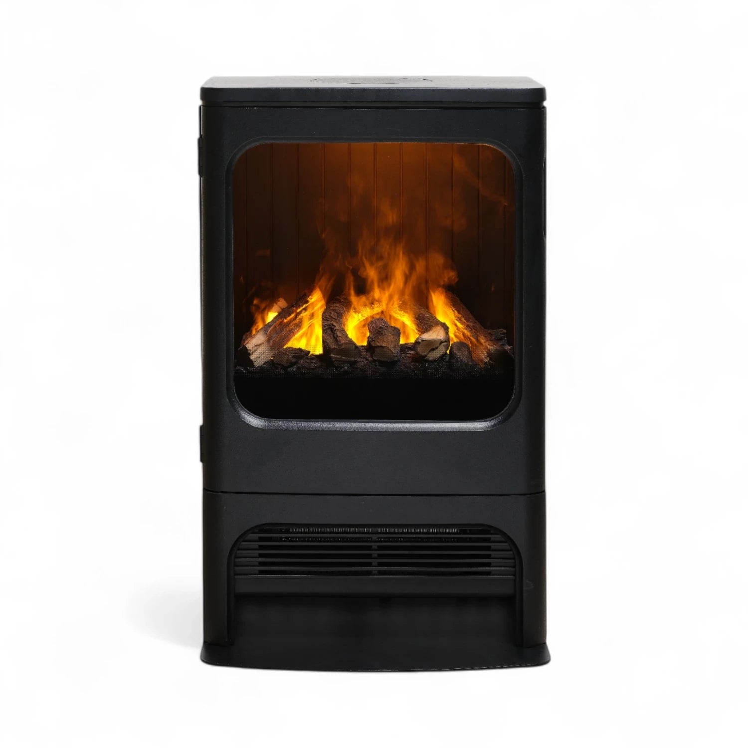 Le Mapleton 80, cheminée à vapeur d’eau autoportante en fonte, diffuse une brume lumineuse et une chaleur douce pour des instants de détente absolue.