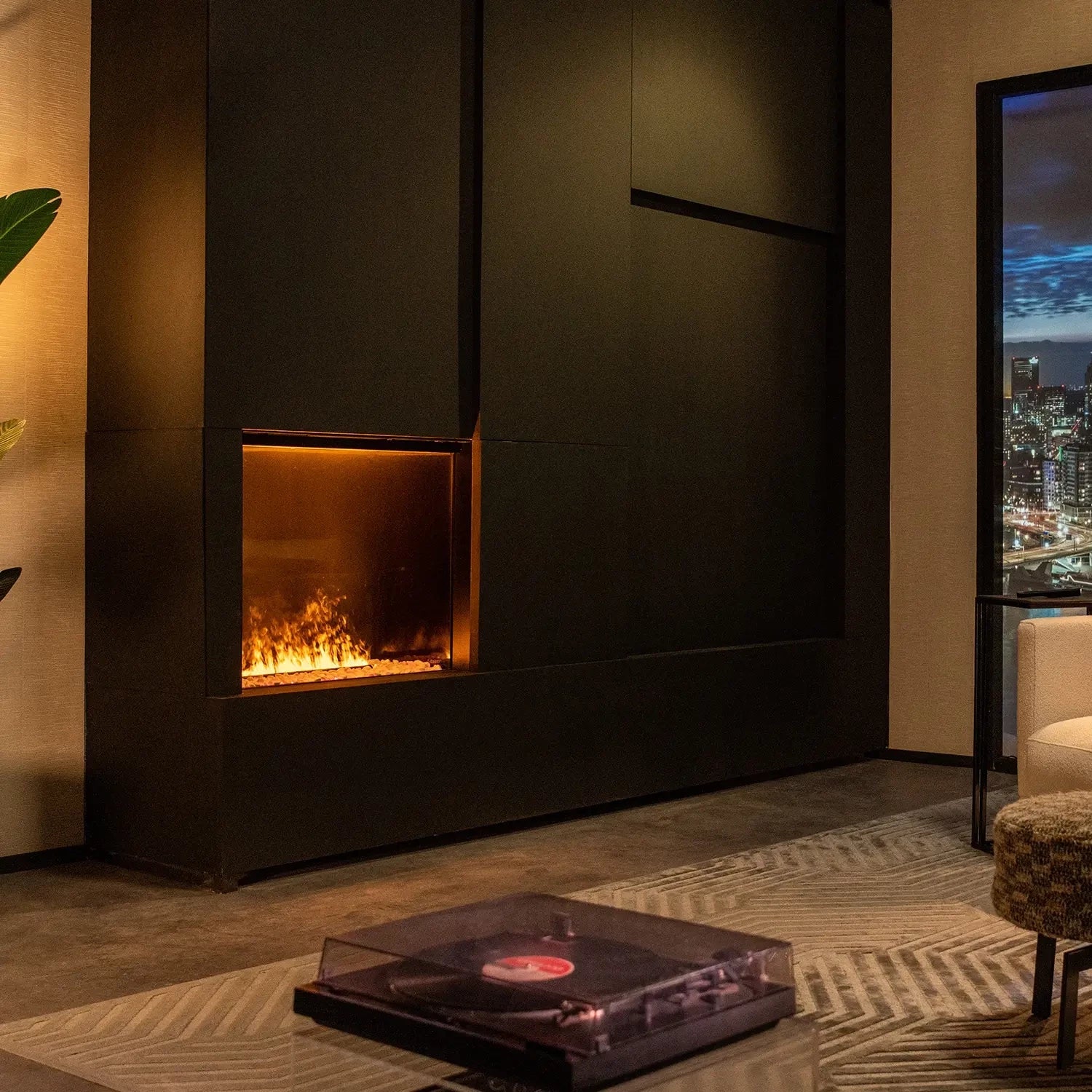 Faber e-MatriX Mood 800-650 I Water Vapour Fireplace