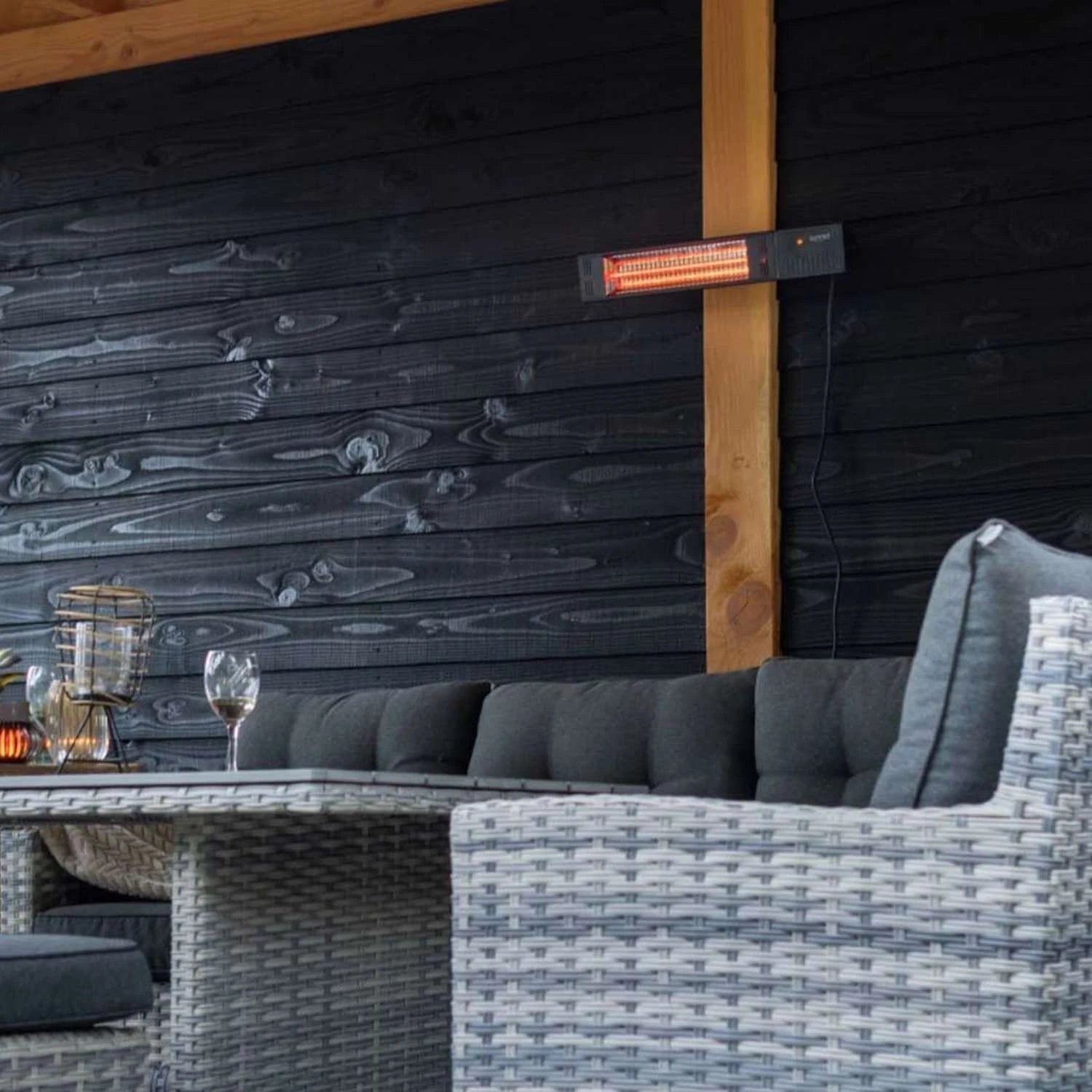 Chauffage terrasse mural Fortuna 1500W