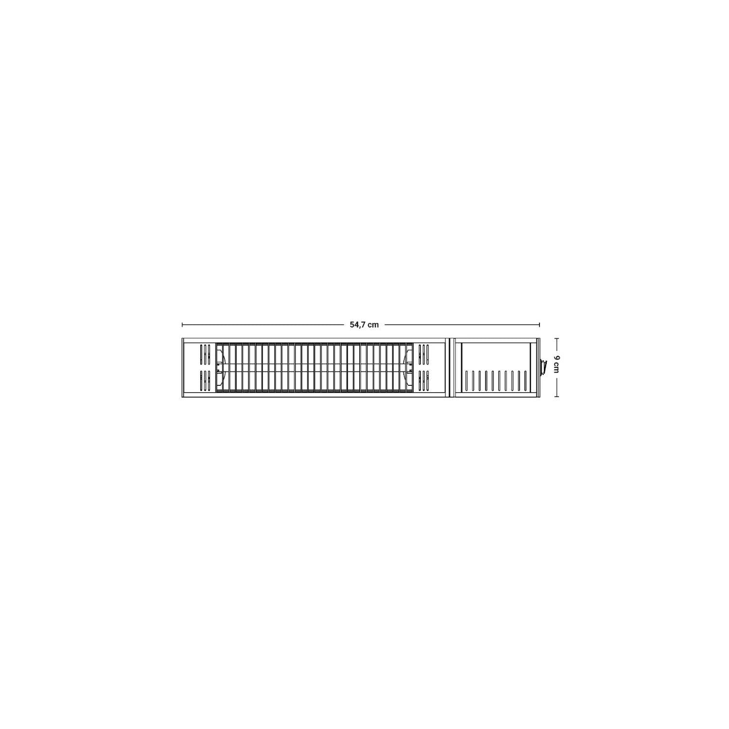 Fortuna stufa da terrazza da parete 1500W