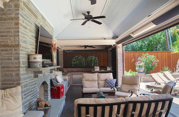 Outdoor electric heating 