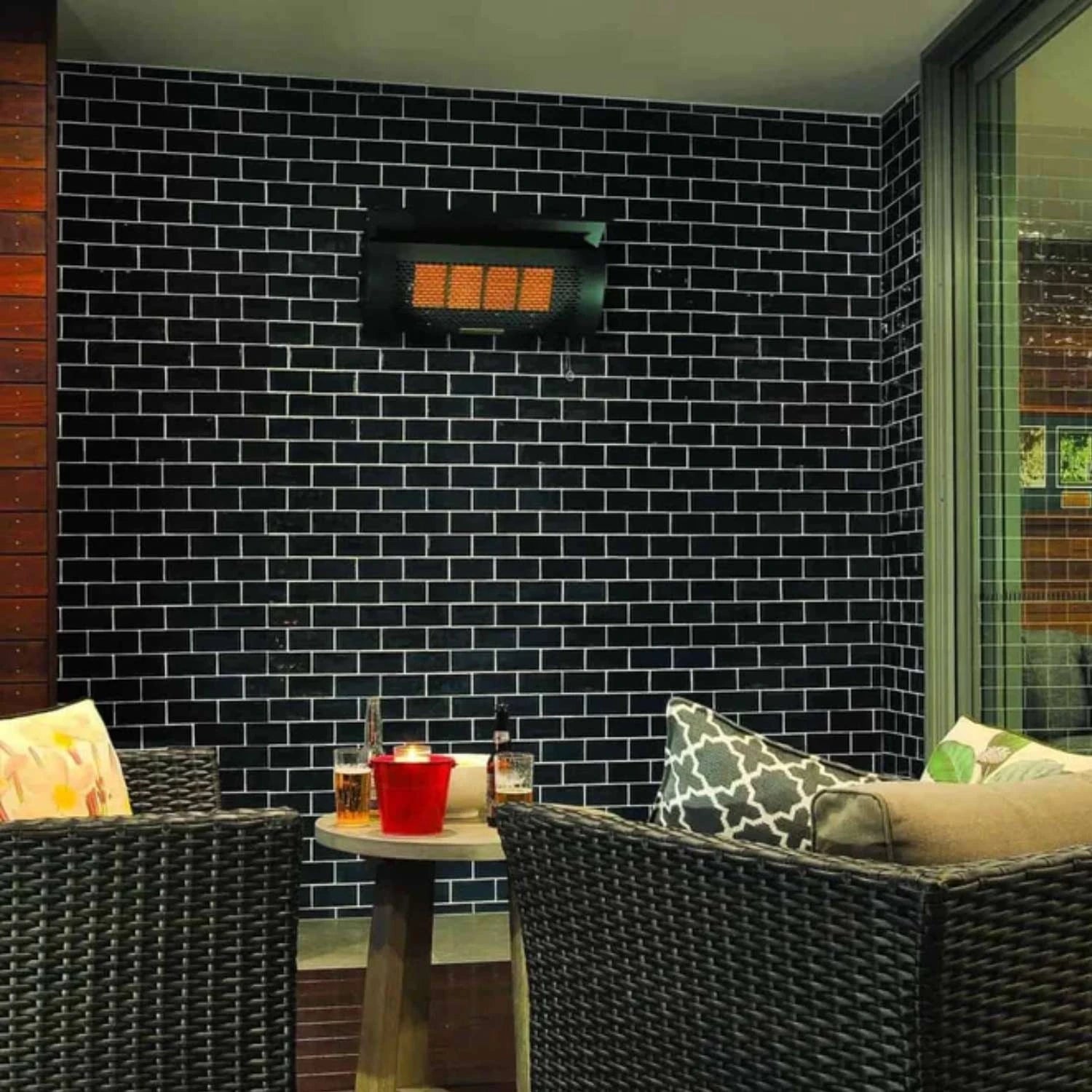 Chauffage terrasse gaz mural Heatstrip