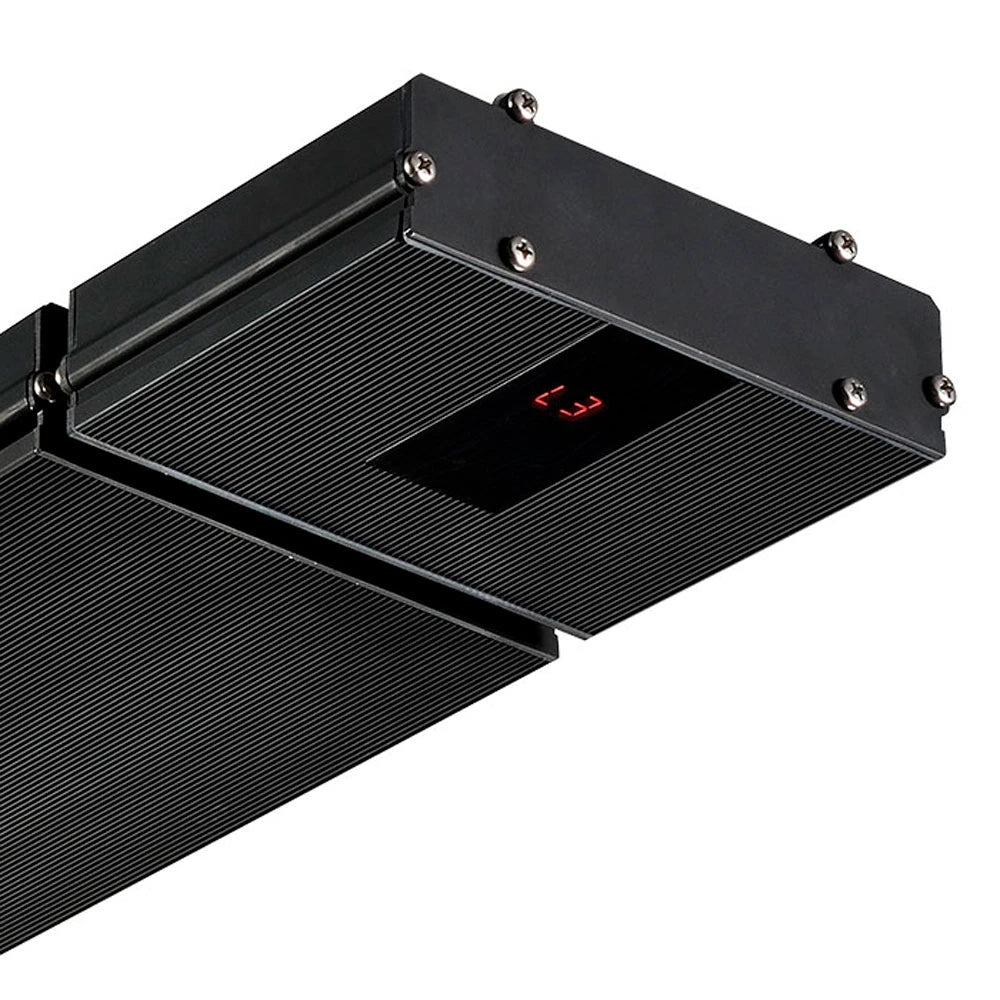 Heatstrip Design 3200W nero con telecomando e app