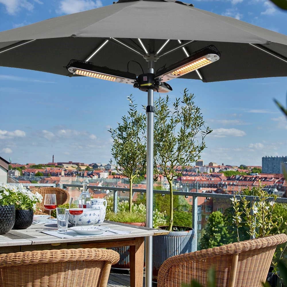 Terrassenheizer für Sonnenschirm 650/1300/2000 W