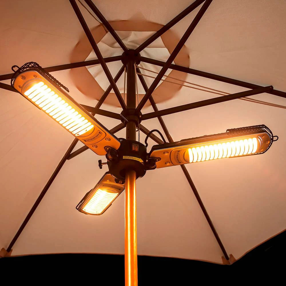 Terrassenheizer für Sonnenschirm 650/1300/2000 W