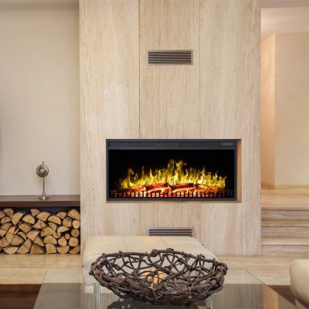 LED Classic 129 cm - Camino Elettrico da Incasso