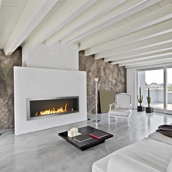 Icon Fires Slimline SFB1100 Stahl