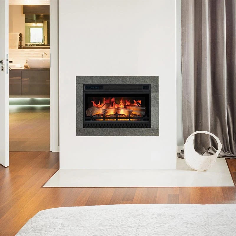LED 3D Einbaukamin - 87 cm