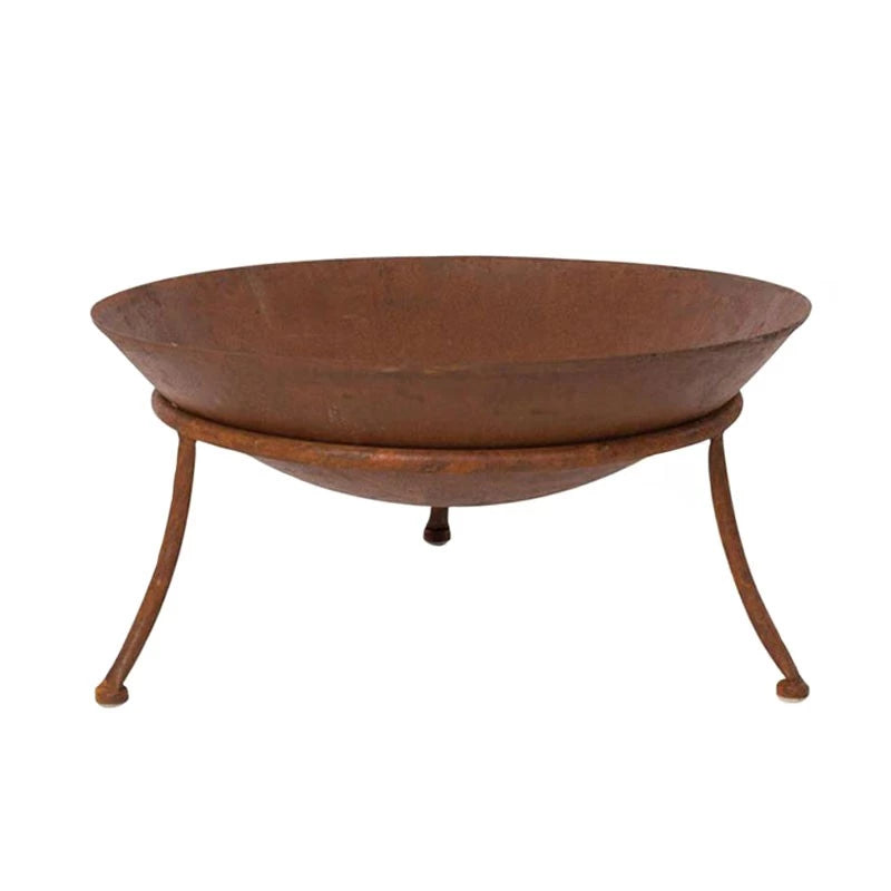 Focolare Tulsa in acciaio corten