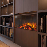 Insert de cheminée électrique Lumen 870, pour une ambiance chaleureuse et moderne à la maison.
