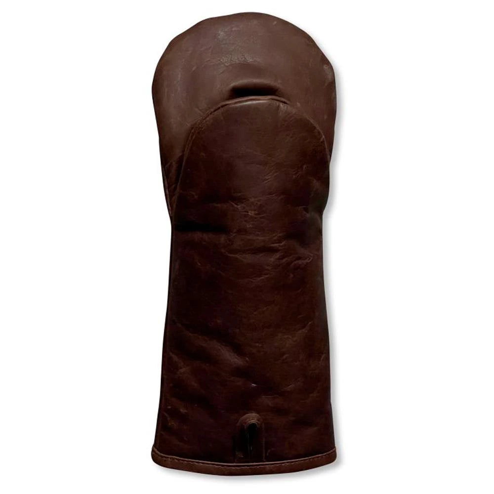 Gant de barbecue en cuir marron foncé - 1 pièce.