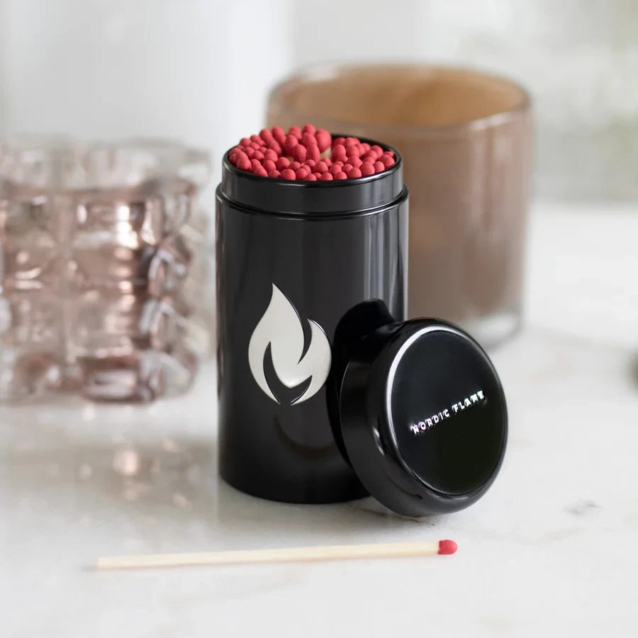 Support design pour allumettes – Noir