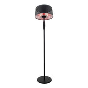 Moderna Artix 2000W Nero a Pavimento