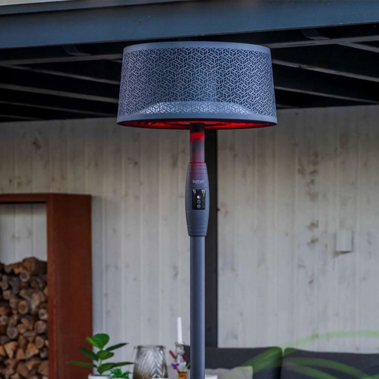 Chauffage terrasse sur pied Moderna Artix 2000W Noir