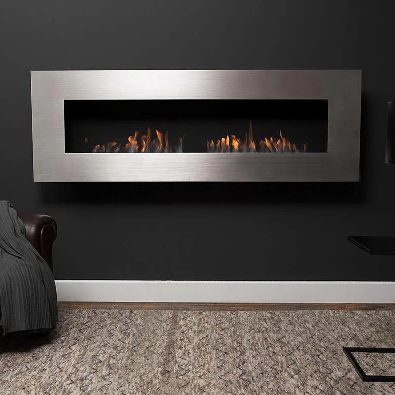 Icon Fires Nero 1750 Acier Brossé