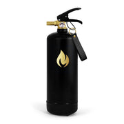 Estintore nero da 2 kg con logo dorato