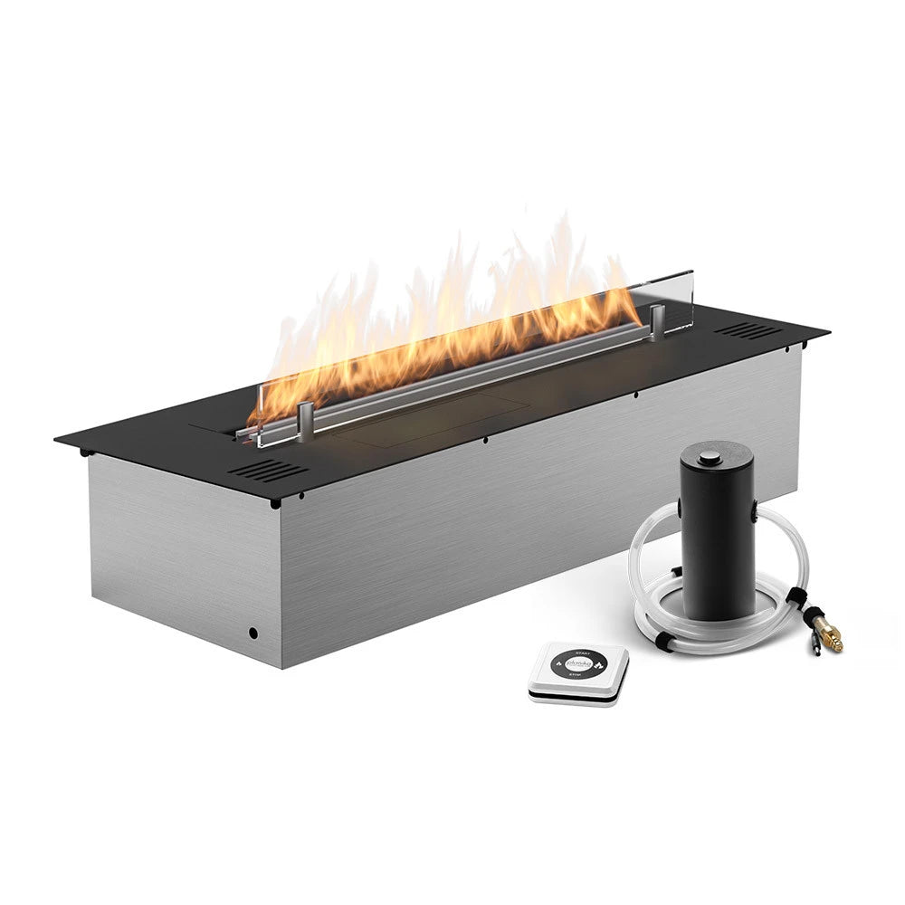Planika Forma Right Corner Fireplace with Prime Fire Burner