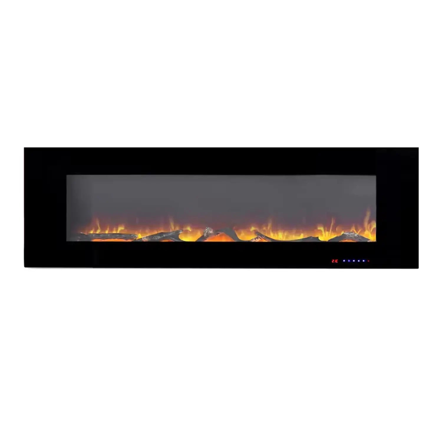 Azurite 152 cm - Cheminée électrique murale