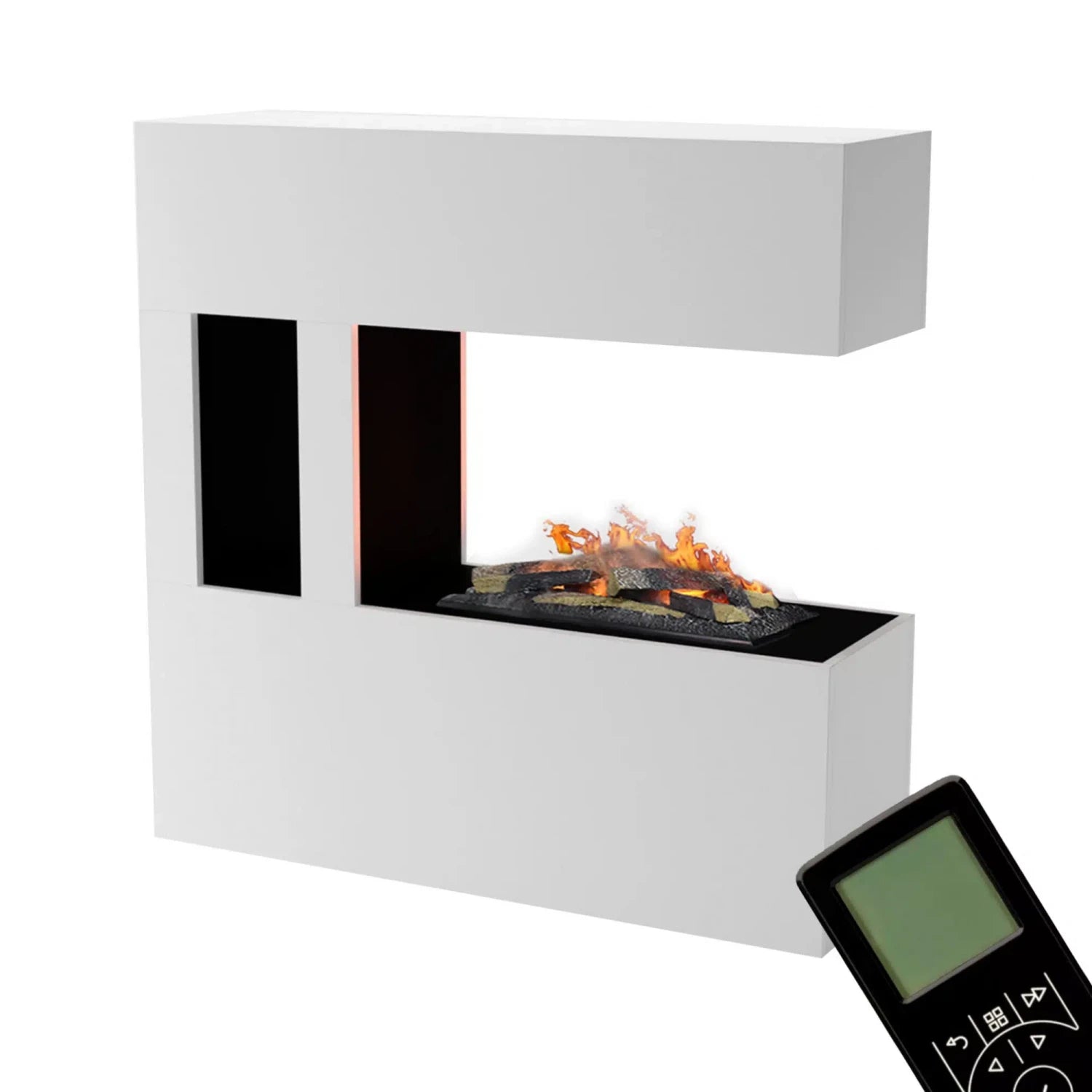 Cheminée à vapeur d'eau Schiller Pocket - Blanche