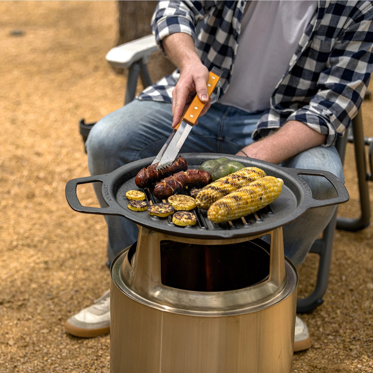 Griglia + Ranger HUB - Attrezzatura da cucina all'aperto