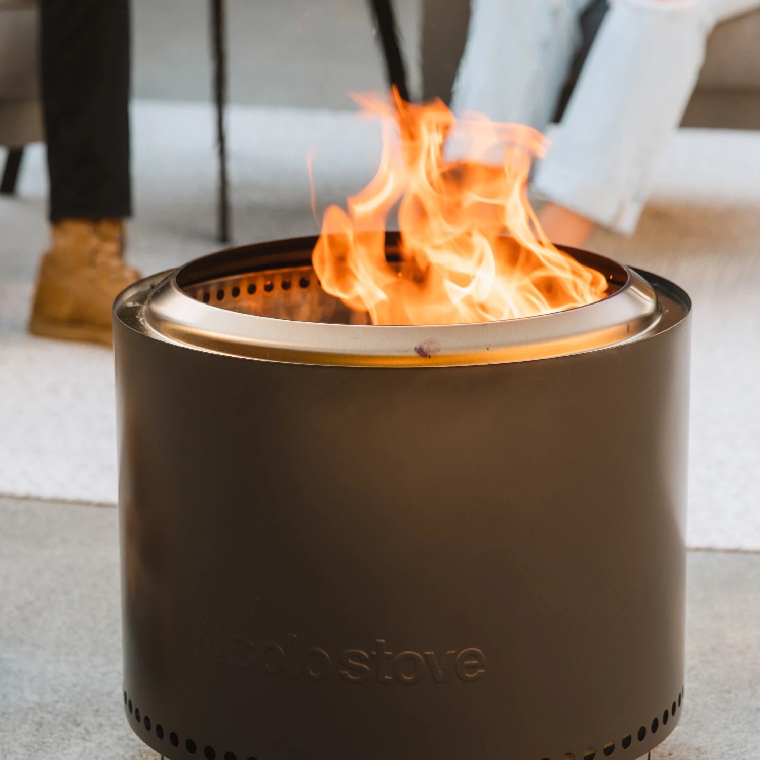 Bonfire + Stand 2.0 - Braciere senza fumo - Antracite