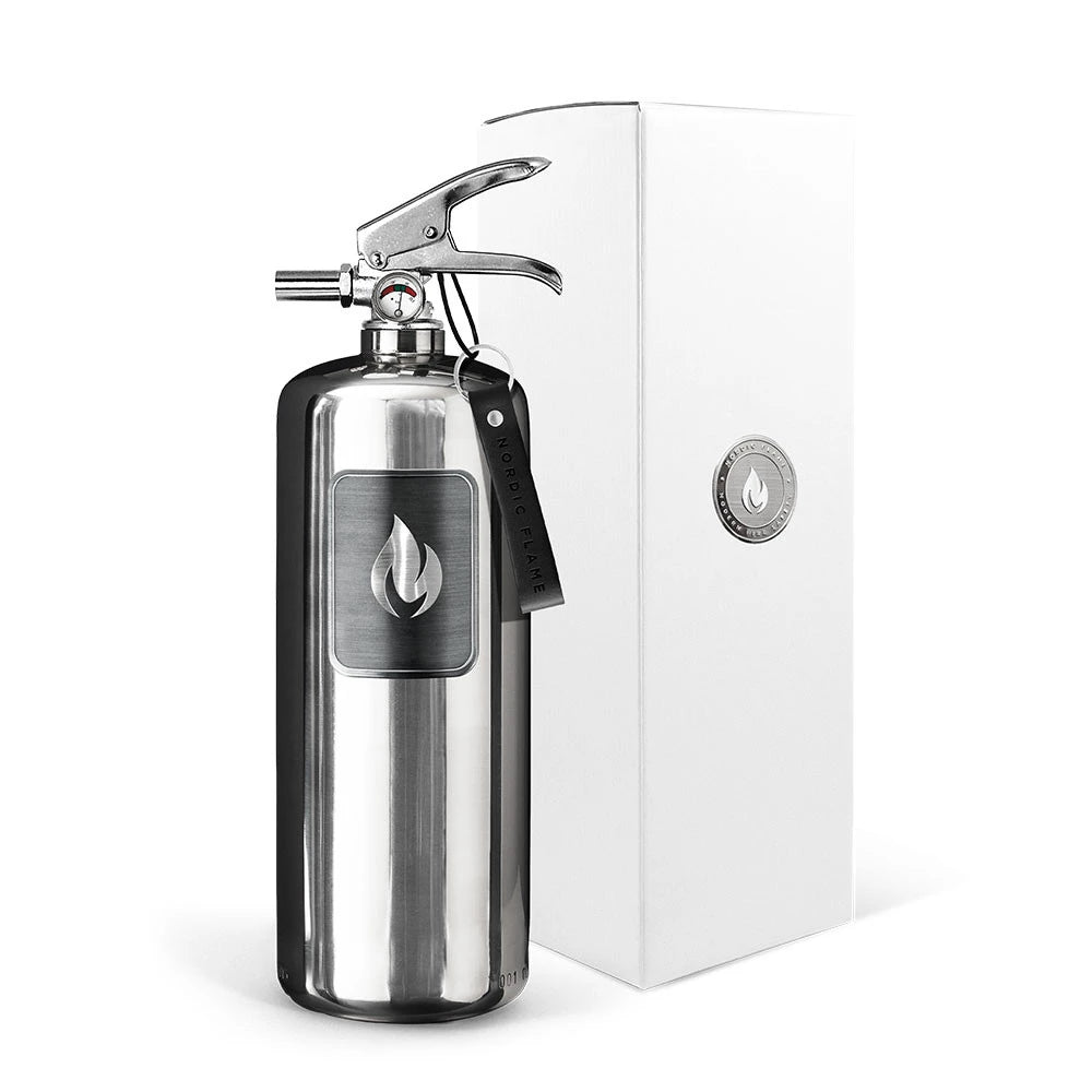 Extincteur Acier 2 kg - Acier poli
